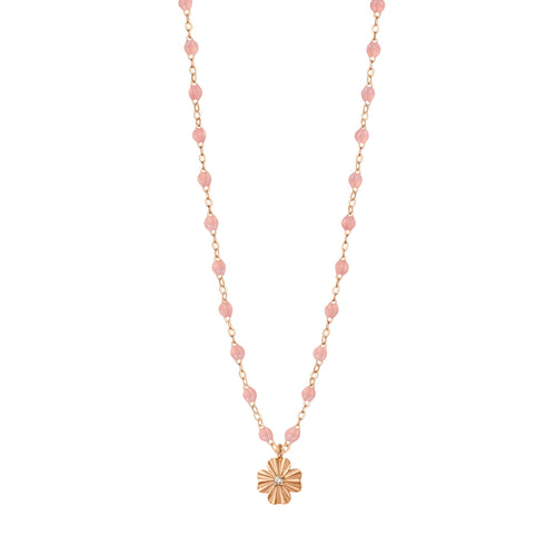 Gigi Clozeau - Clover Lumière Blush Diamond Necklace, Rose Gold, 16.5