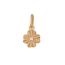 Gigi Clozeau - Clover Lumière Diamond Pendant, Rose Gold