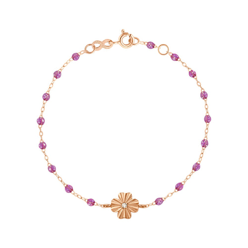 Gigi Clozeau - Clover Lumière Galaxy Diamond Bracelet, Rose Gold, 6.7