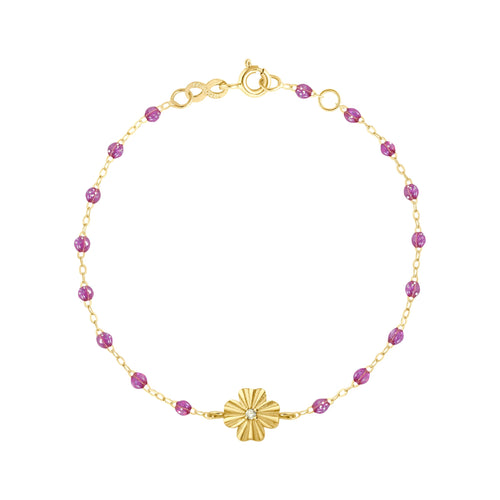 Gigi Clozeau - Clover Lumière Galaxy Diamond Bracelet, Yellow Gold, 6.7