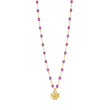Gigi Clozeau - Clover Lumière Galaxy Diamond Necklace, Yellow Gold, 16.5"
