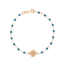 Gigi Clozeau - Clover Lumière Jungle Diamond Bracelet, Rose Gold, 6.7"