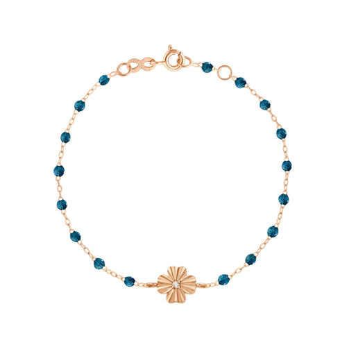 Gigi Clozeau - Clover Lumière Jungle Diamond Bracelet, Rose Gold, 6.7
