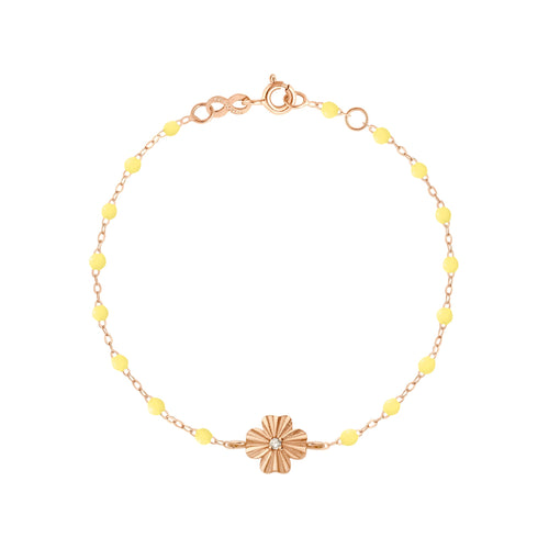 Gigi Clozeau - Clover Lumière Mimosa Diamond Bracelet, Rose Gold, 6.7