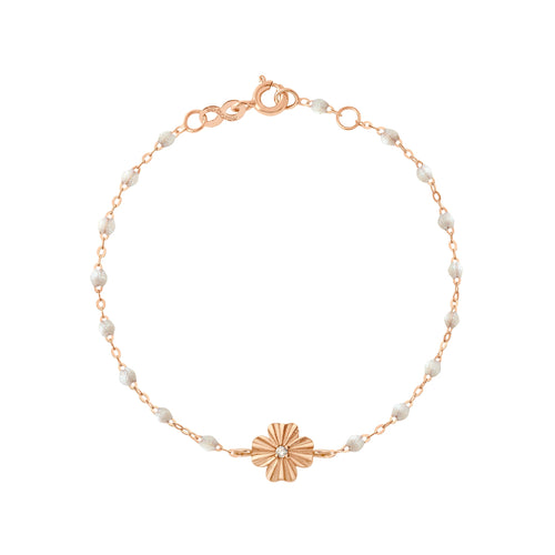 Gigi Clozeau - Clover Lumière Opal Diamond Bracelet, Rose Gold, 6.7