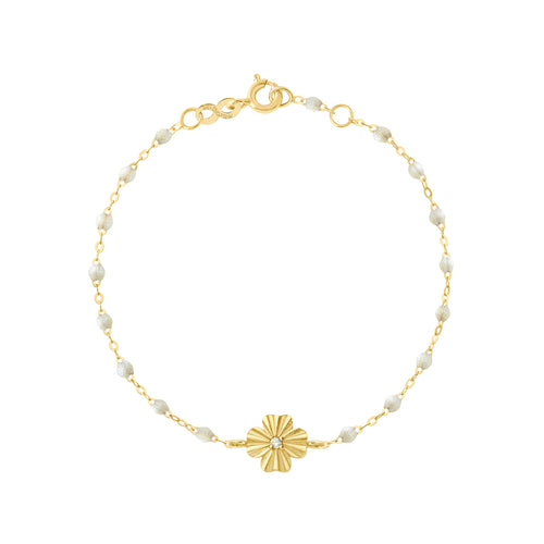 Gigi Clozeau - Clover Lumière Opal Diamond Bracelet, Yellow Gold, 6.7