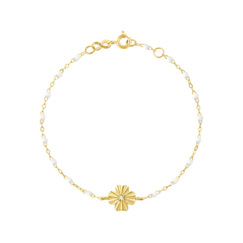 Gigi Clozeau - Clover Lumière White Diamond Bracelet, Yellow Gold, 6.7