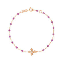 Gigi Clozeau - Croix Lumière Galaxy Diamond Bracelet, Rose Gold, 6.7"