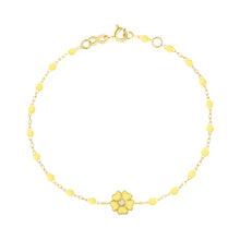 Gigi Clozeau - Flower Classic Gigi Mimosa diamond bracelet, Yellow Gold, 6.7"
