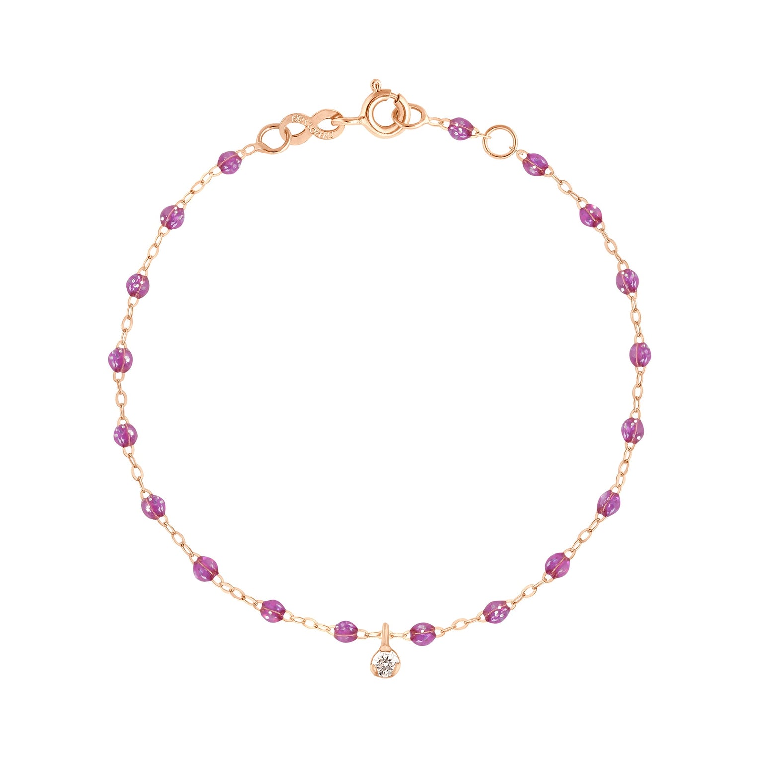 Gigi Clozeau - Gigi Supreme 1 Diamond Bracelet, Galaxy, Rose Gold, 6.7"