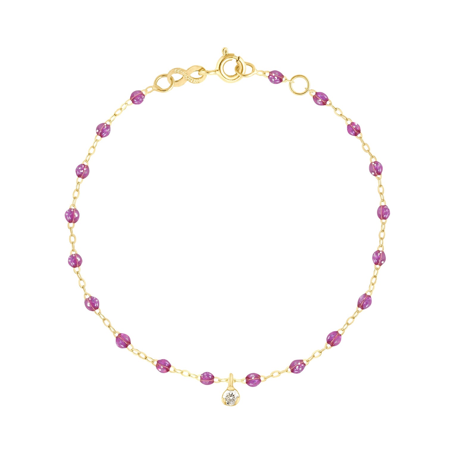 Gigi Clozeau - Gigi Supreme 1 Diamond Bracelet, Galaxy, Yellow Gold, 6.7"