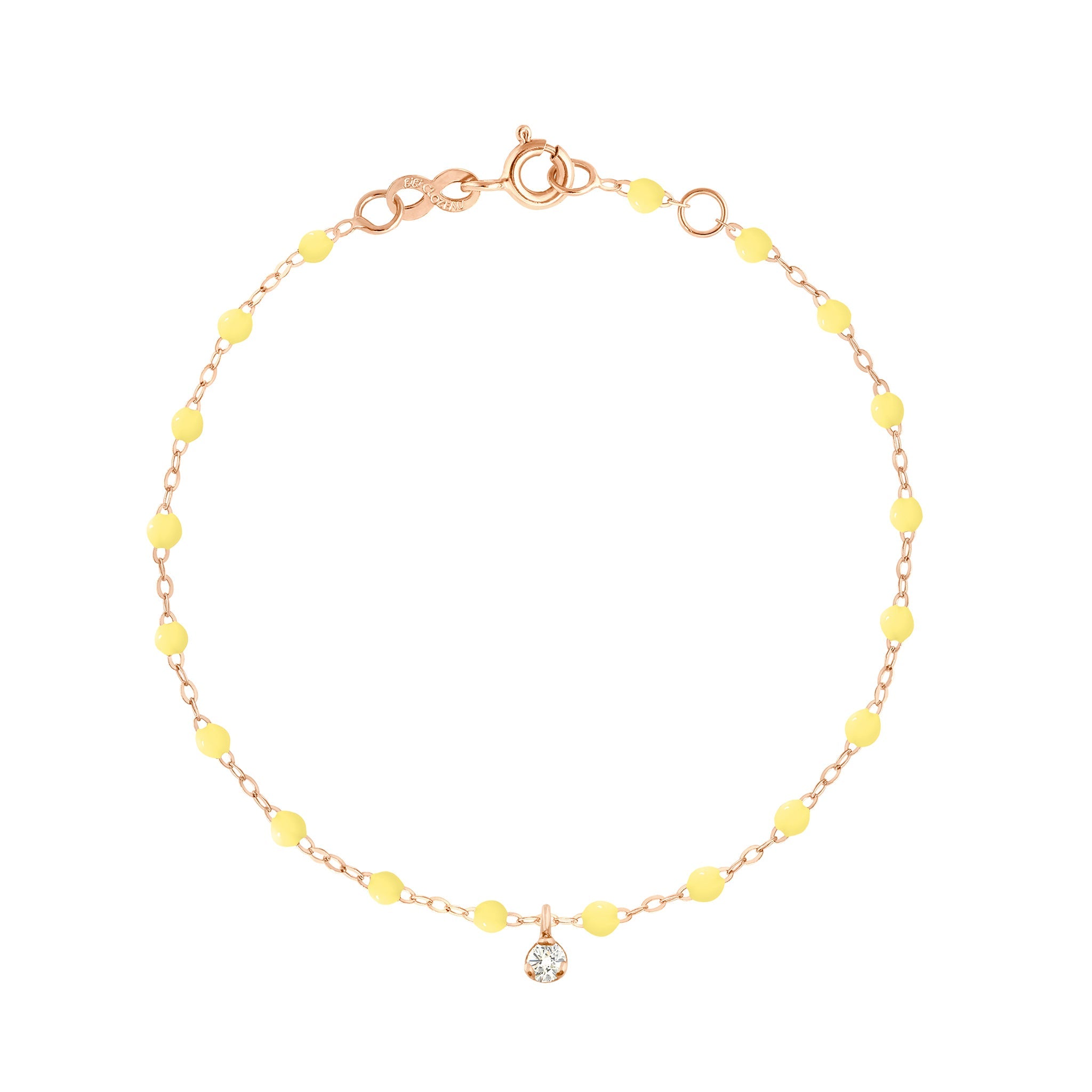 Gigi Clozeau - Gigi Supreme 1 Diamond Bracelet, Mimosa, Rose Gold, 6.7"