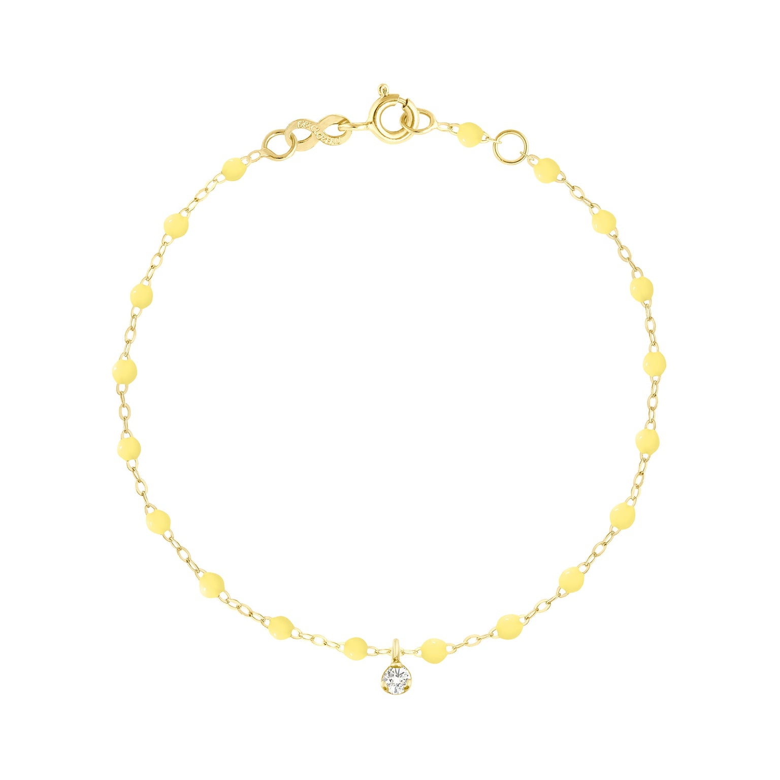 Gigi Clozeau - Gigi Supreme 1 Diamond Bracelet, Mimosa, Yellow Gold, 6.7"