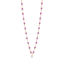 Gigi Clozeau - Gigi Supreme Classic 1 Diamond Necklace, Galaxy, Rose Gold, 16.5"