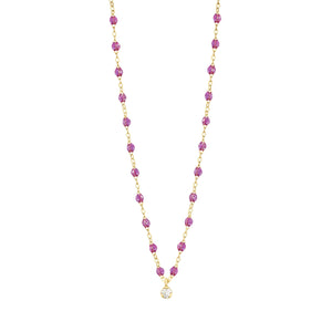 Gigi Clozeau - Gigi Supreme Classic 1 Diamond Necklace, Galaxy, Yellow Gold, 16.5"