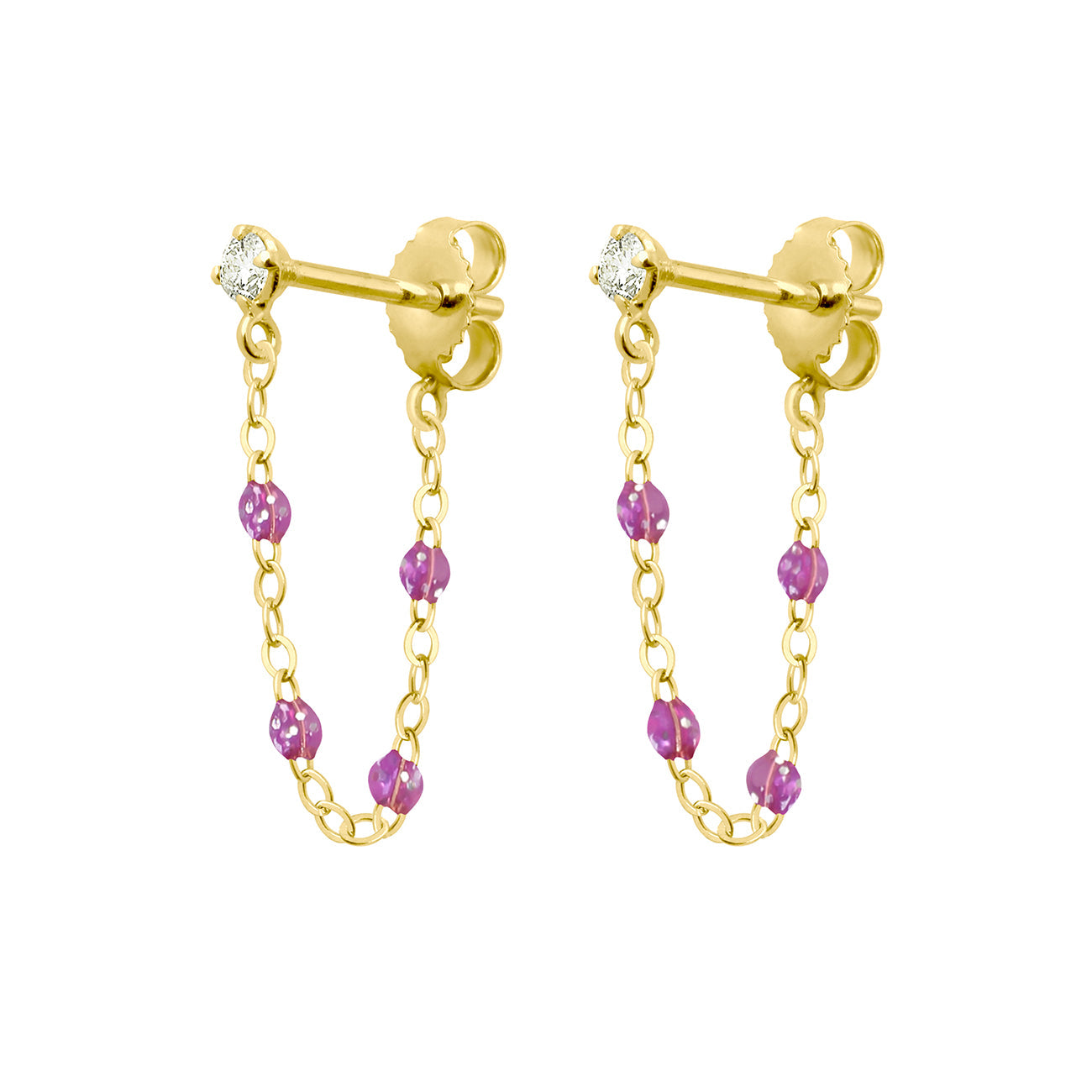 Gigi Clozeau - Gigi Supreme Diamond Earrings, Galaxy, Yellow Gold