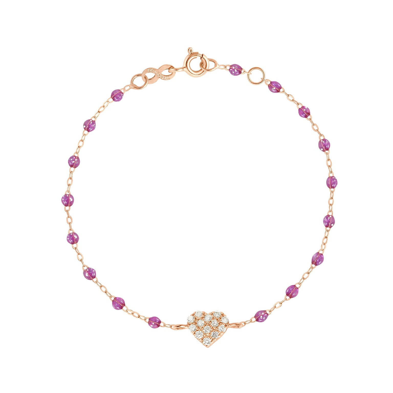 Gigi Clozeau - In Love Diamond Bracelet, Galaxy, Rose Gold, 6.7"