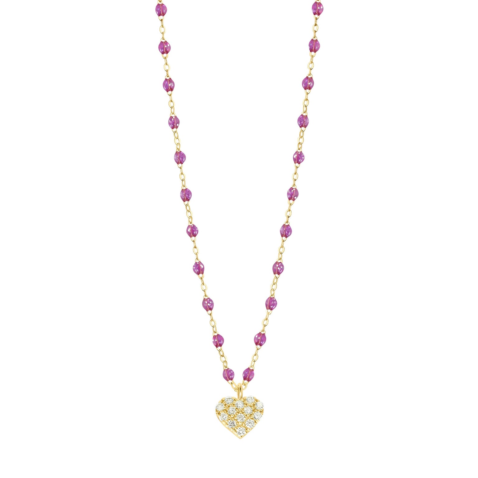 Gigi Clozeau - In Love Diamond Necklace, Galaxy, Yellow Gold, 16.5"