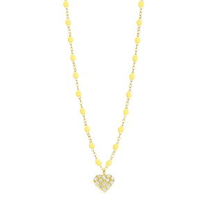 Gigi Clozeau - In Love Diamond Necklace, Mimosa, Yellow Gold, 16.5"