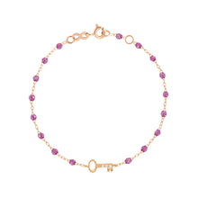 Gigi Clozeau - Key Diamond Galaxy Bracelet, Rose Gold, 6.7"