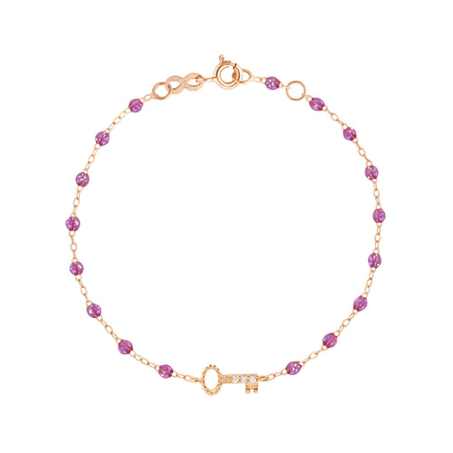 Gigi Clozeau - Key Diamond Galaxy Bracelet, Rose Gold, 6.7