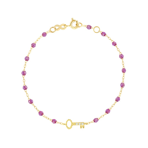 Gigi Clozeau - Key Diamond Galaxy Bracelet, Yellow Gold, 6.7