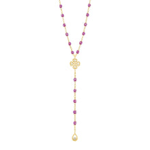 Gigi Clozeau - Lucky Classic Gigi Galaxy Diamond rosary, Yellow Gold, 17.7"