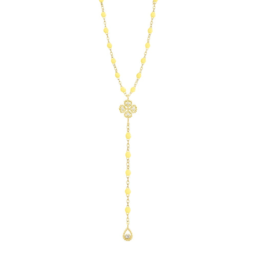 Gigi Clozeau - Lucky Classic Gigi Mimosa diamond rosary, Yellow Gold, 17.7
