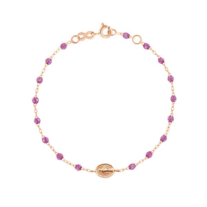 Gigi Clozeau - Madone Charm Classic Gigi Galaxy Bracelet, Rose Gold, 6.7"