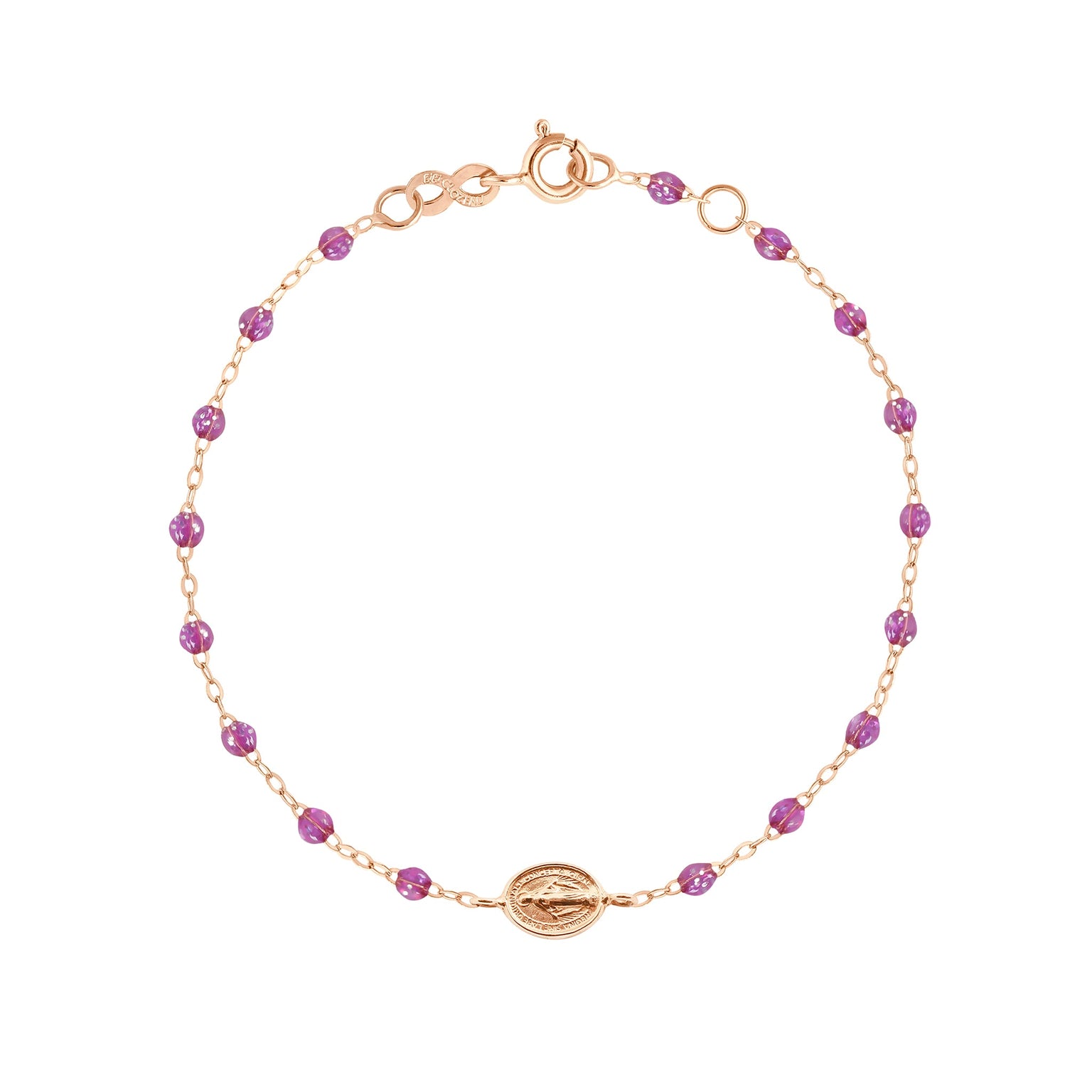 Gigi Clozeau - Madone Charm Classic Gigi Galaxy Bracelet, Rose Gold, 6.7"