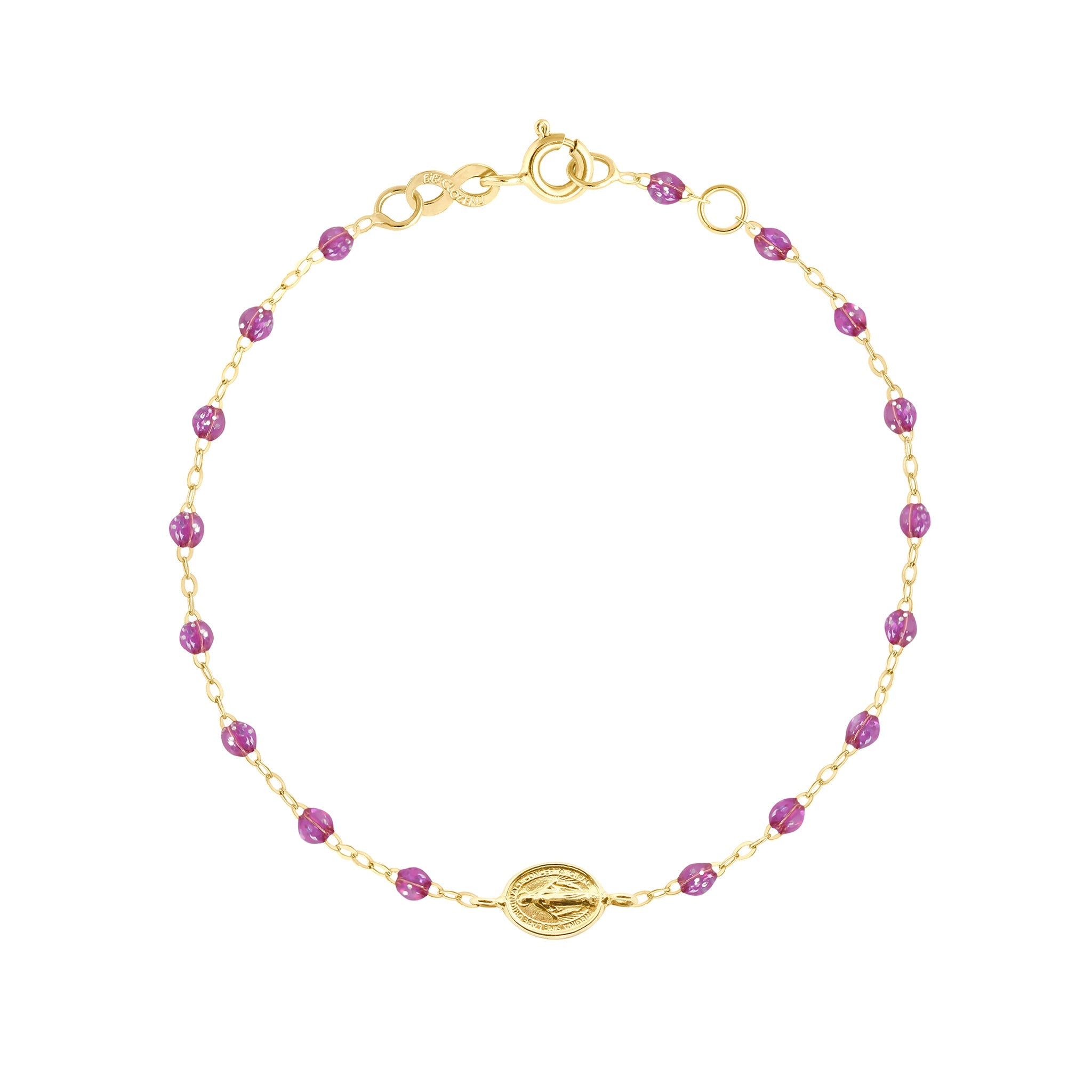 Gigi Clozeau - Madone Charm Classic Gigi Galaxy Bracelet, Yellow Gold, 6.7"