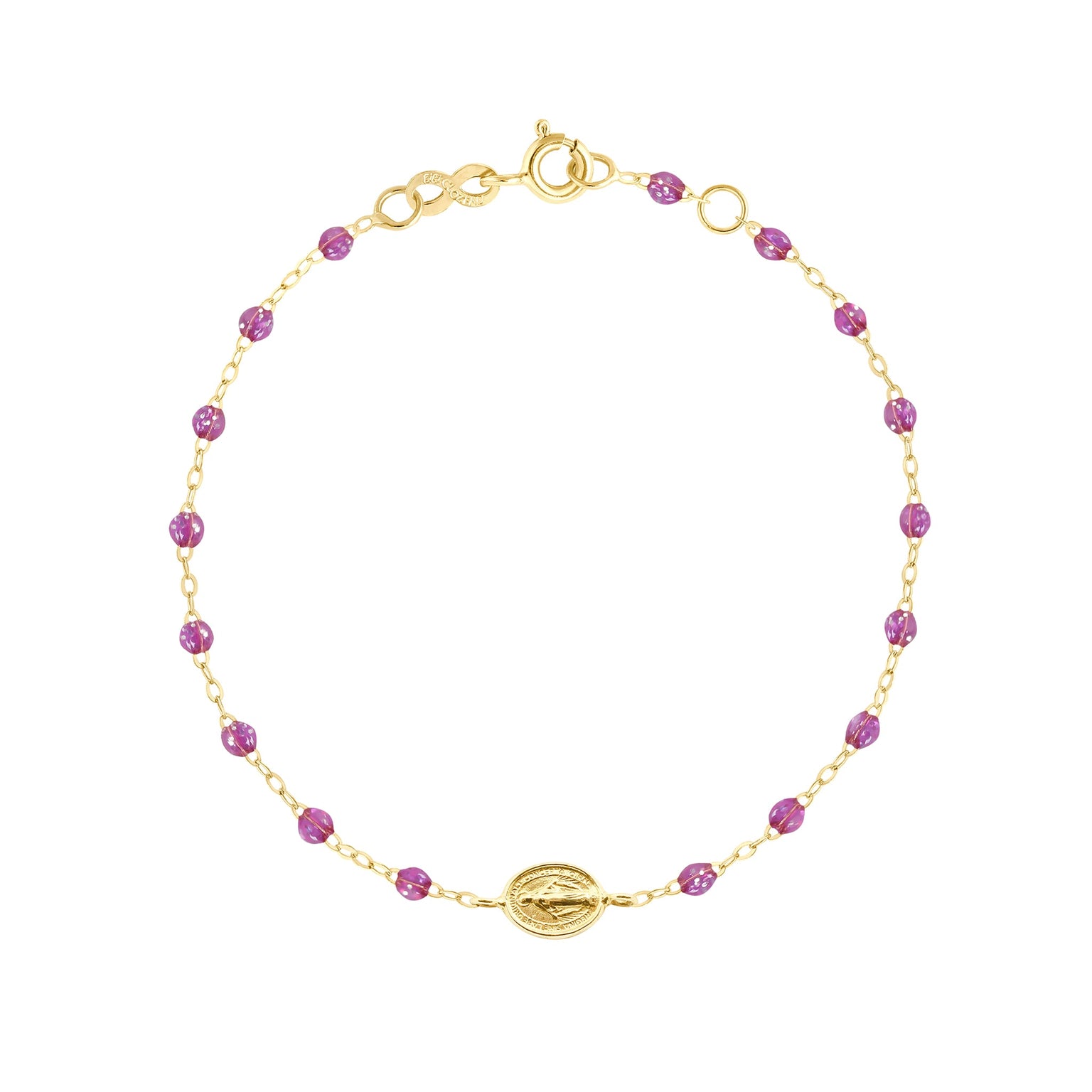 Gigi Clozeau - Madone Charm Classic Gigi Galaxy Bracelet, Yellow Gold, 6.7"