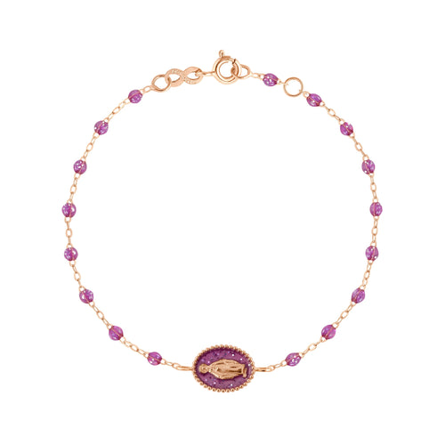Gigi Clozeau - Madone Resin Charm Classic Gigi Galaxy Bracelet, Rose Gold, 6.7