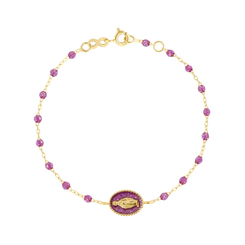 Gigi Clozeau - Madone Resin Charm Classic Gigi Galaxy Bracelet, Yellow Gold, 6.7
