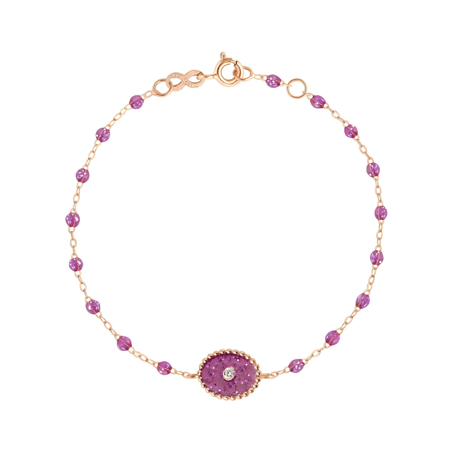 Gigi Clozeau - North Star Classic Gigi Galaxy Diamond Bracelet, Rose Gold, 6.7"