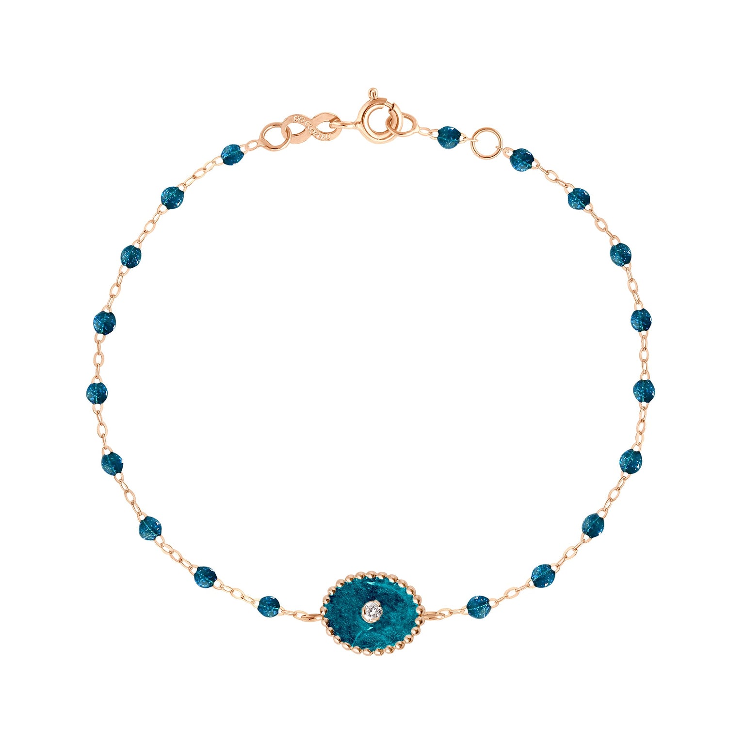 Gigi Clozeau - North Star Classic Gigi Jungle diamond bracelet, Rose Gold, 6.7"