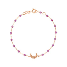 Gigi Clozeau - Petite Moon Classic Gigi Galaxy Diamond Bracelet, Rose Gold, 6.7"