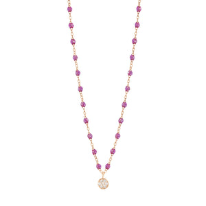 Gigi Clozeau - Puce Classic Gigi Galaxy Diamond Necklace, Rose Gold, 16.5"