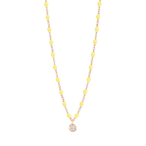 Gigi Clozeau - Puce Classic Gigi Mimosa Diamond necklace, Rose Gold, 16.5"