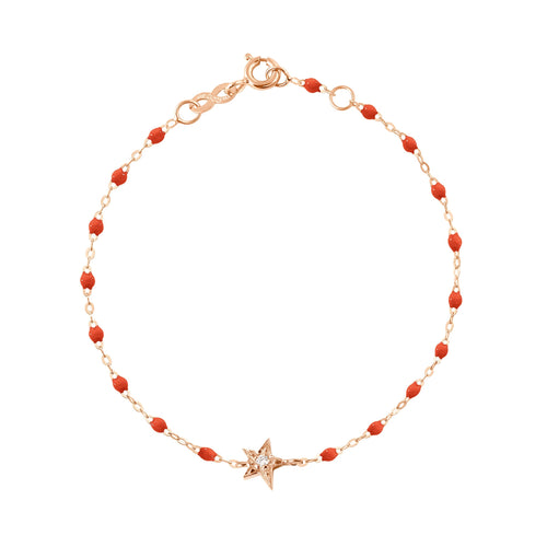 Gigi Clozeau - Star Classic Gigi Coral Diamond bracelet, Rose Gold, 6.7