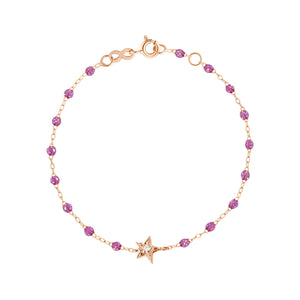 Gigi Clozeau - Star Classic Gigi Galaxy Diamond Bracelet, Rose Gold, 6.7"