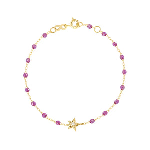 Gigi Clozeau - Star Classic Gigi Galaxy Diamond Bracelet, Yellow Gold, 6.7"