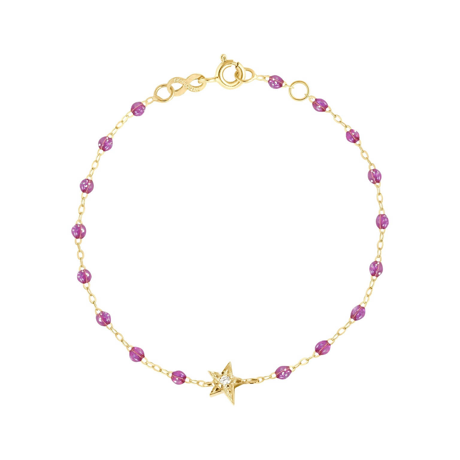 Gigi Clozeau - Star Classic Gigi Galaxy Diamond Bracelet, Yellow Gold, 6.7"