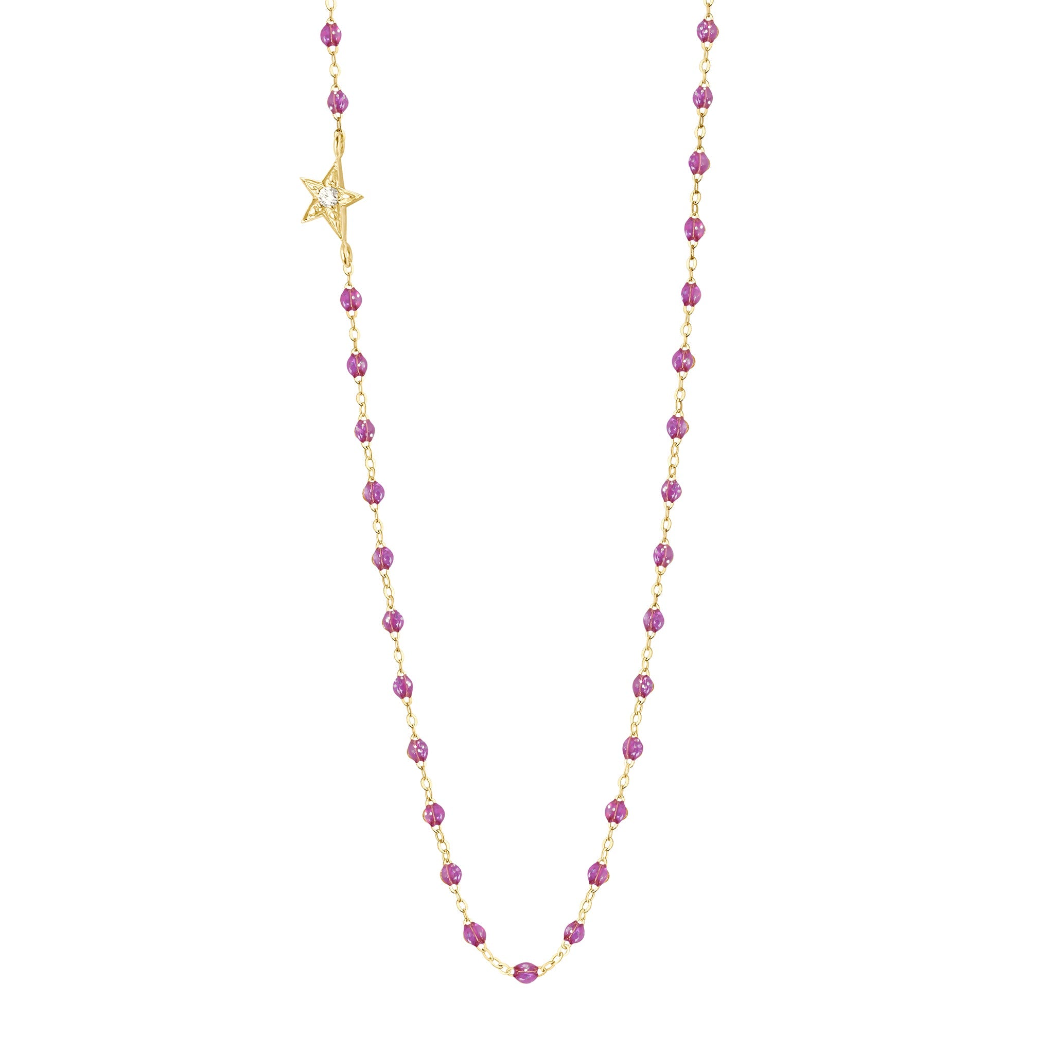 Gigi Clozeau - Star Classic Gigi Galaxy Diamond Necklace, Yellow Gold, 16.5"