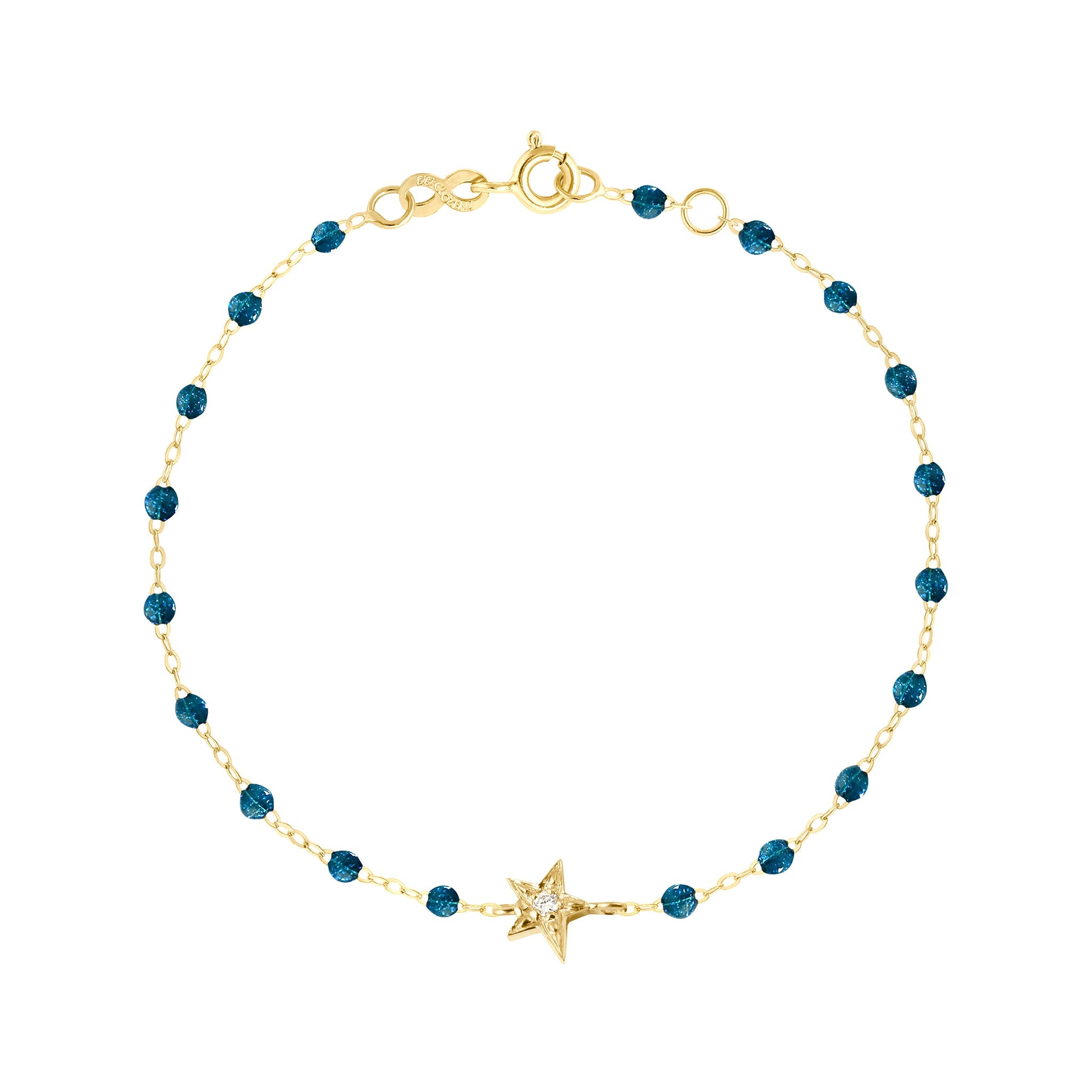 Star Classic Gigi Jungle diamond bracelet, Yellow Gold, 6.7