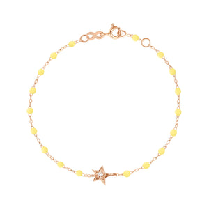 Gigi Clozeau - Star Classic Gigi Mimosa Diamond bracelet, Rose Gold, 6.7"