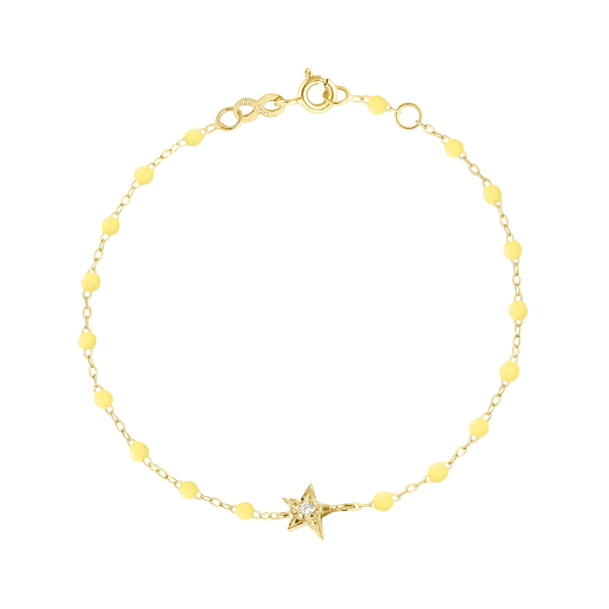 Gigi Clozeau - Star Classic Gigi Mimosa Diamond bracelet, Yellow Gold, 6.7"