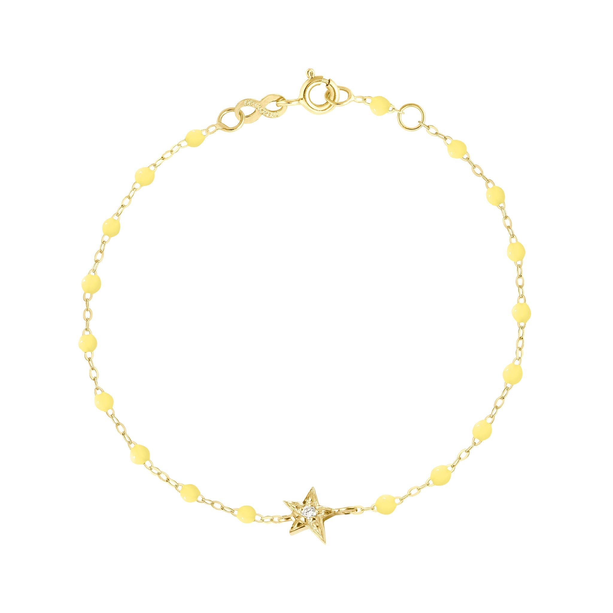 Gigi Clozeau - Star Classic Gigi Mimosa Diamond bracelet, Yellow Gold, 6.7"