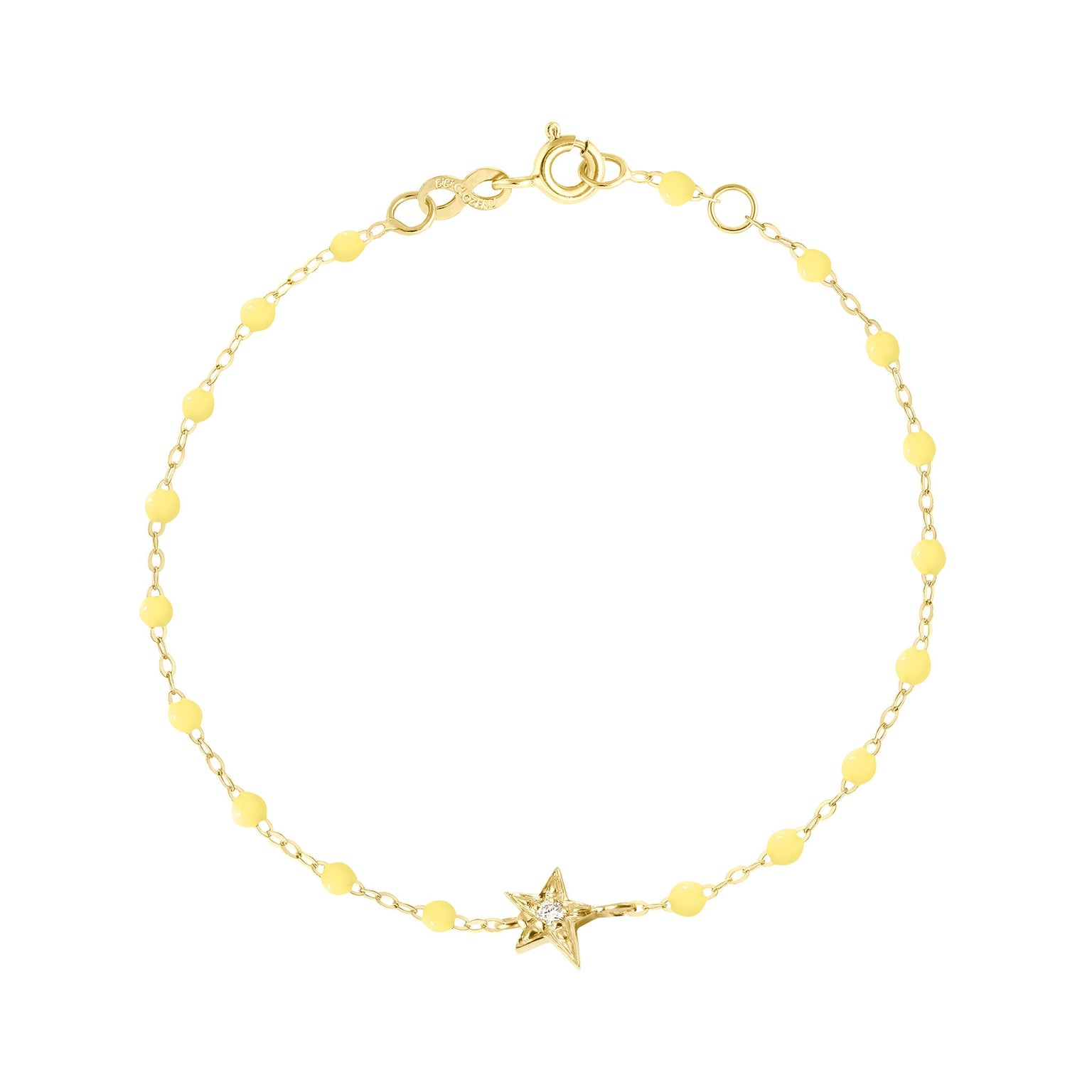 Gigi Clozeau - Star Classic Gigi Mimosa Diamond bracelet, Yellow Gold, 6.7"