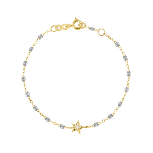 Gigi Clozeau - Star Classic Gigi Silver diamond bracelet, Yellow Gold, 6.7